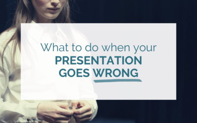 What to do when your presentation goes wrong